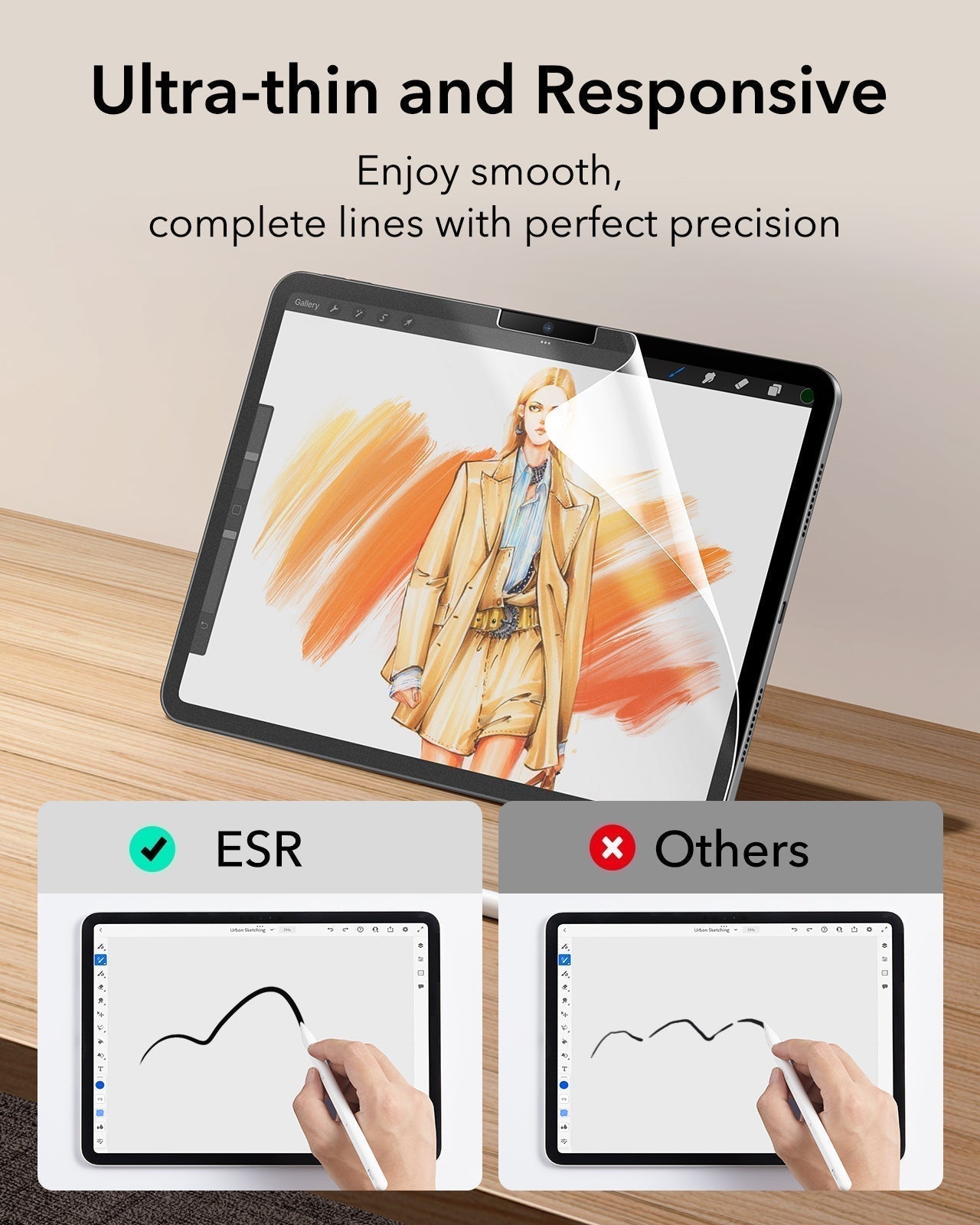 iPad Air 13ʺ (2025/2024) Rebound Art Bundle - Pink ESR