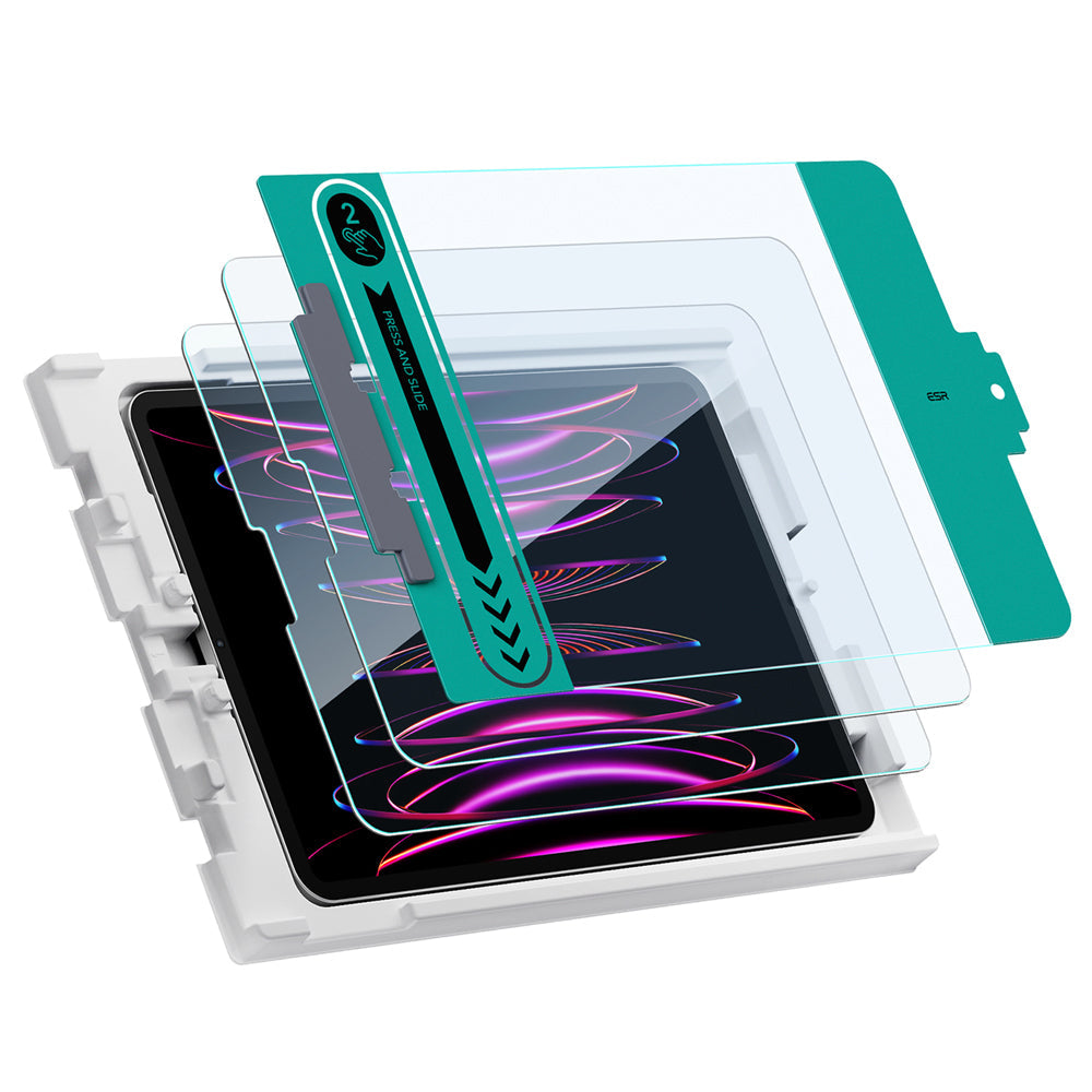 iPad Pro 12.9″ (6th/5th/4th/3rd Gen) Tempered-Glass Screen Protector - 2 Pack ESR